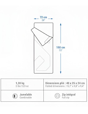 Sleeping bag Xtellar xtllar6078 unisex