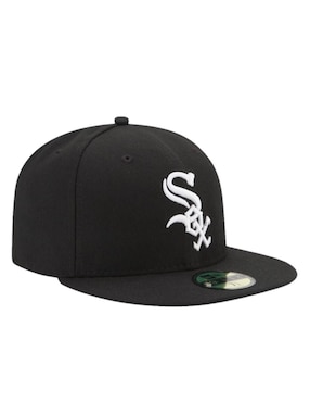 Gorra con visera plana cerrada casual New Era Chicago White Sox para hombre