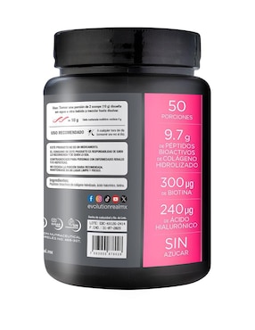 Colágeno hidrolizado Evolution Nutraceutical Company sabor natural