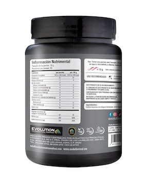 Colágeno hidrolizado Evolution Nutraceutical Company sabor natural