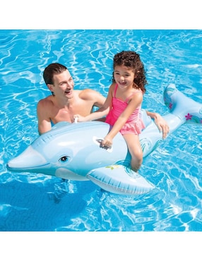 Inflable acuático forma de delfín Intex