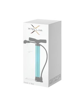 Bomba de aire manual Xtellar para ciclismo