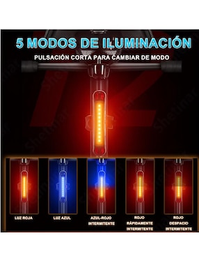 Lámpara trasera para bicicleta Xtellar