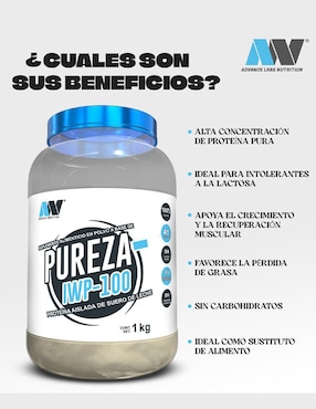 Proteína Pureza-Iwp-100 Advance Nutrition de 1 kg