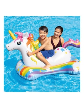 Inflable acuático forma de unicornio Intex