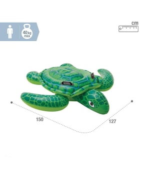 Inflable acuático forma de tortuga Intex