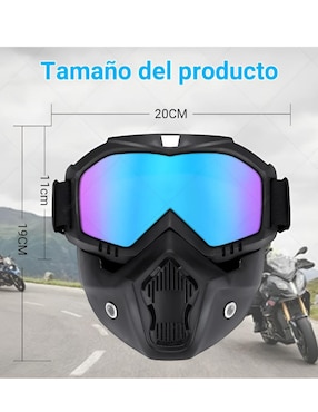 Goggle táctico tipo máscara Xtellar para motorsport unisex