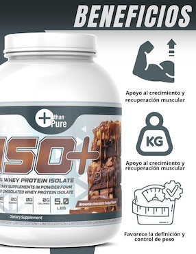 ISO+ Fit Nutrition con calcio sabor chocolate de 2.2 kg