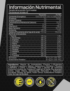 Aminoácidos Forzagen Amino Fire Forzagen sabor uva de 360 g