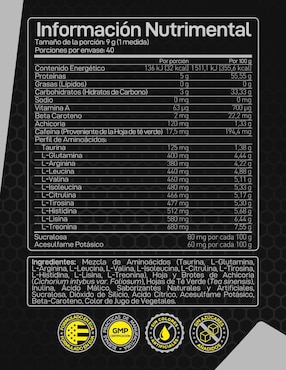 Aminoácidos Forzagen Amino Fire Forzagen sabor durazno de 360 g