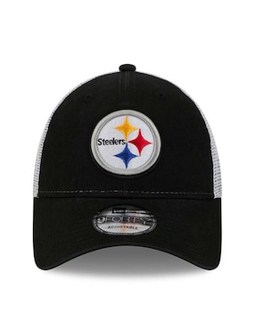 Gorra visera curva snapback para fútbol americano New Era Evergreen Pittsburg Steelers unisex