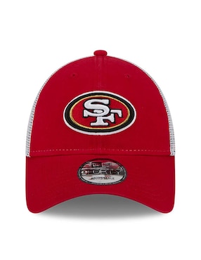 Gorra visera curva snapback para fútbol americano New Era Evergreen San Francisco 49ers para hombre