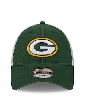 Gorra visera curva correa ajustable para fútbol americano New Era evergreen Packers Green Bay unisex