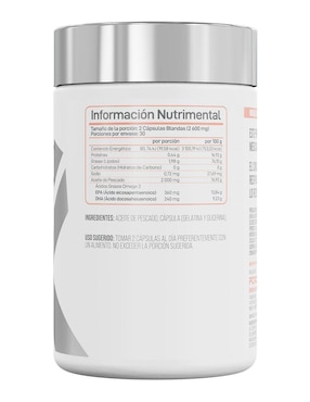Omega 3 Forzagen Fish Oil Forzagen de 60 cápsulas