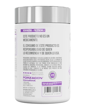 Resveratrol + Polyphenols Forzagen Forzagen de 60 cápsulas
