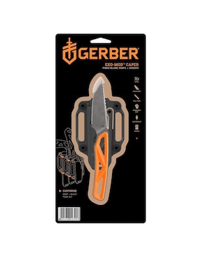 Navaja Gerber cuchillo liso Exo-Mod Caper
