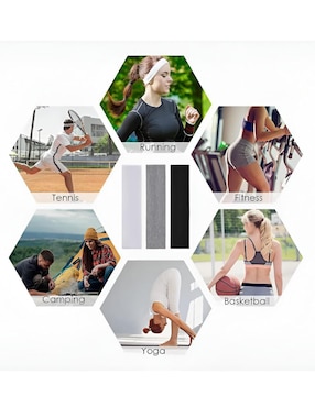 Set bandas para cabello entrenamiento Xtellar unisex