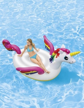 Inflable acuático forma de unicornio Intex
