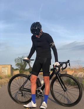 Calceta compresión para ciclismo Huizapol unisex 3 pares