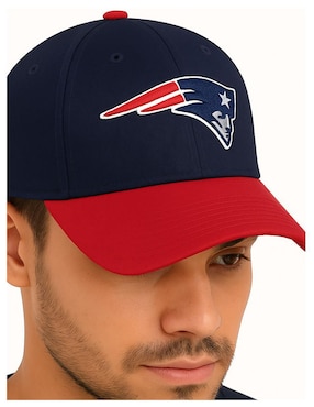 Gorra visera curva correa ajustable para Fútbol Americano new era New England Patriots para hombre