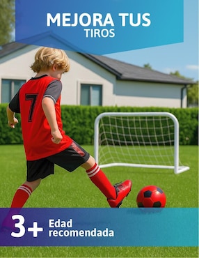 Portería para fútbol con red Enersport infantil