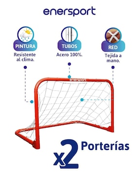 Set porterías con red Enersport infantil