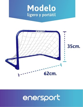 Set porterías con red Enersport infantil