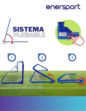 Set porterías con red Enersport infantil