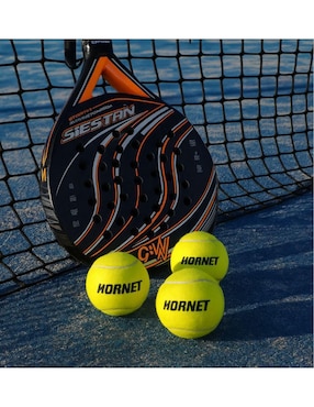 Set de pelotas pro hornet padel para pádel adulto