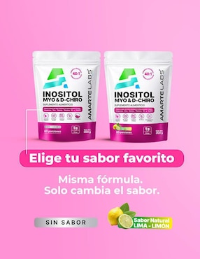 Myo & D-Chiro Inositol Amarte Labs de 300 g