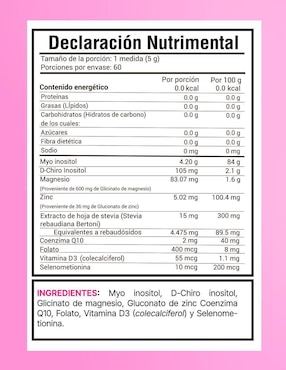 Myo & D-Chiro Inositol Amarte Labs de 300 g