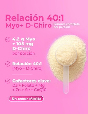 Inositol Myo & D-Chiro Amarte Labs sabor lima limón de 300 g