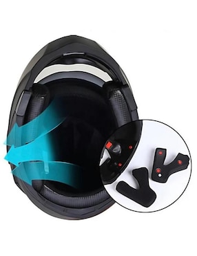 Casco abatible para motocicleta deportiva Ventdepot unisex
