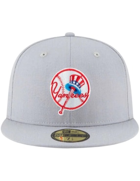 Gorra visera plana cerrada New Era New York Yankees para hombre