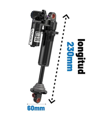 Componentes Rock Shox de metal para montaña