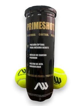 Set de pelotas Aw Deportes Pelota para pádel adulto