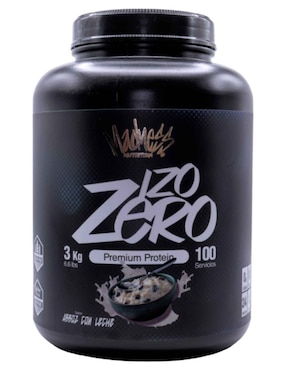 Proteína isolate madness suero de leche suplemento Madness Nutrition con proteína sabor arroz con leche de 3 kg