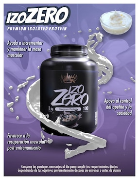 Proteína isolate madness suero de leche suplemento  Madness Nutrition con proteína sabor arroz con leche de 3 kg