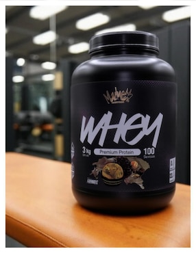 Proteína whey madness suplemento deportivo premium Madness Nutrition con proteína sabor chocolate de 3 kg