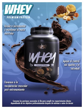 Proteína whey madness suplemento deportivo premium Madness Nutrition con proteína sabor chocolate de 3 kg