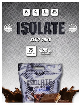 Proteína isolate defender suplemento levanta músculo Defender Nutrition con proteína sabor chocolate de 2.2 kg