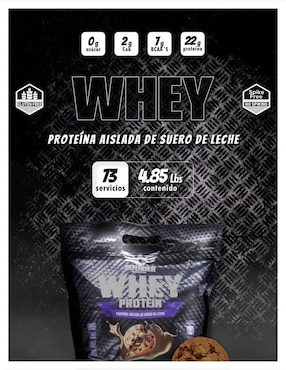 Costal proteína whey defender aislada suplemento  Defender Nutrition con proteína sabor galleta de 2.2 kg