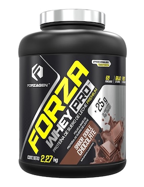 Proteína Forzawhey 69 Serv Chocolate Forzagen con proteína de suero de leche aislado sabor chocolate de 2.27 kg