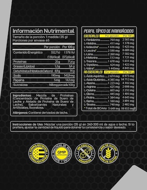 Proteína forzawhey 65 servicios Forzagen con proteína de suero de leche aislado sabor fresas con crema de 2.2 kg