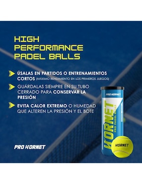 Pelota Pro Hornet Padel para pádel adulto
