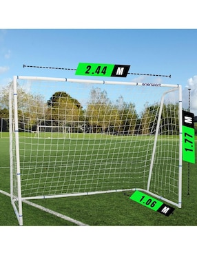 Portería para fútbol con red Enersport adulto