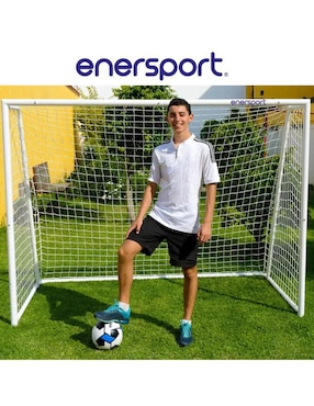 Portería para fútbol con red Enersport adulto