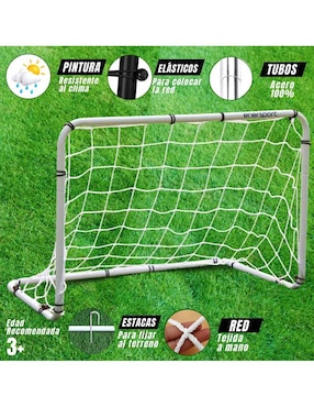 Portería para fútbol con red Enersport infantil