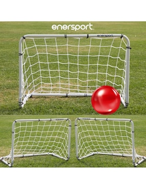 Portería para fútbol con red Enersport infantil