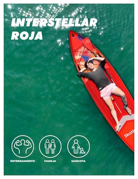 Tabla surf Level Fitness Interstellar red adulto